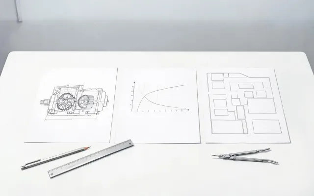 Illustration of remote gear reducer RFQ coordination without a published street map